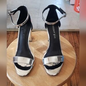 Womens Silver Heels